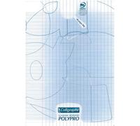 Clairefontaine Couv Polypro, Cahier Piqué Incolore 21x29,7cm 96p Séyès 90g