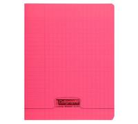 Clairefontaine Couv Polypro, Cahier Piqué Rouge 17x22cm 48p Séyès 90g