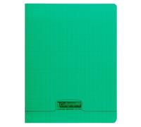 Clairefontaine Couv Polypro, Cahier Piqué Vert 17x22cm 96p Séyès 90g