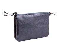 Clairefontaine Cuirisé Petite Pochette 2 Compartiments 13x9cm Pétrole