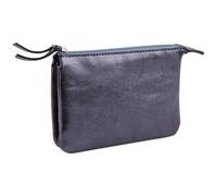 Clairefontaine Cuirisé Petite Pochette 2 Compartiments 13x9cm Pétrole