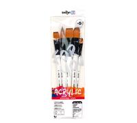 Darwi For You DF1905150K03C - Set de 5 Pinceaux Acrylique larges