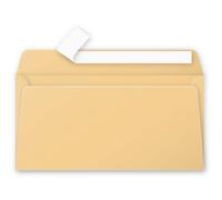 Clairefontaine Enveloppe 120g 110x220 Caramel Pqt 20