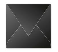 Clairefontaine Enveloppe 120g 165x165 Noir Pqt 20