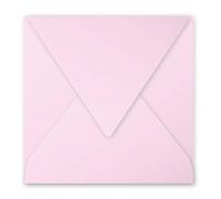 Clairefontaine Enveloppe 120g 165x165 Rose Dragée Pqt 20