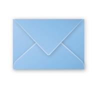 Clairefontaine Enveloppe 120g 75x100 Bleu Lavande Pqt 20