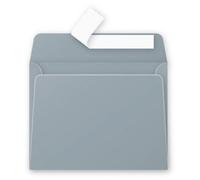 Clairefontaine Enveloppe 120g 90x140 Argent Pqt 20 Avec Bande De Protection