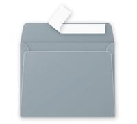 Clairefontaine Enveloppe 120g 90x140 Argent Pqt 20 Avec Bande De Protection