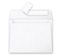 Clairefontaine Enveloppe 120g 90x140 Blanc Irisé Pqt 20 Avec Bande De Protection