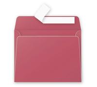 Clairefontaine Enveloppe 120g 90x140 Bordeaux Pqt 20 Avec Bande De Protection
