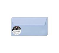 Clairefontaine Enveloppes Pollen DL 110 x 220 mm 120 g Bleu lavande Paquet de 20