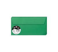 Clairefontaine Enveloppes DL Vert sapin 120g Auto-Adhésives Lot 20 - Format standard 11 x 22 cm, Papier Lisse, Invitation Mariage, Faire-Part, Cartes et Correspondance - Pollen - Référence 5595C