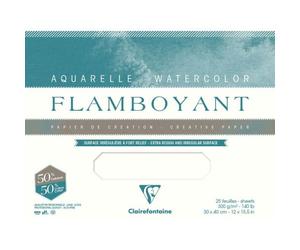 Clairefontaine Flamboyant Lot 10f 50x65cm 300g