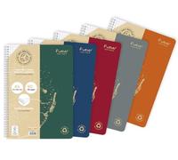 Clairefontaine Forever 68401C Un Cahier à Spirale 100% Recyclé - A4 21x29,7 cm - 120 Pages Détachables Grands Carreaux - Papier Recyclé Blanc 90 g - Couverture Carte Recyclée