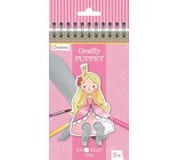 Clairefontaine Graffy Puppet, Prince et Princesse