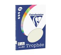 Clairefontaine Gris perle A4 Papier couleur 160 g/m² (50 feuilles)
