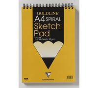 Clairefontaine GSSPA4Z Goldline Sketch bloc spiralé 60F A4 95g
