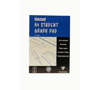 Clairefontaine J6Q4BZ Chartwell bloc collé 50F A4 70g millimétré 5mm