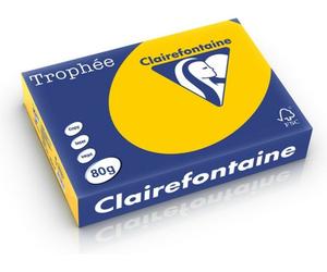 Clairefontaine Jaune tournesol Papier couleur A4 80 g/m² (500 feuilles)