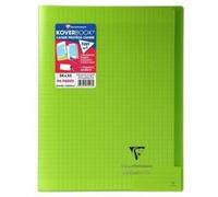 Clairefontaine Cahier agrafé Koverbook 984403C 24x32 cm 48 p. Grands carreaux Couverture polypro