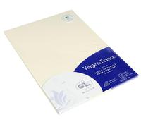 Lalo 47216L - Un paquet de 50 feuilles 21x29,7 cm 100g, Vergé de France, Ivoire
