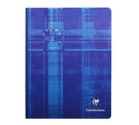 CLAIREFONTAINE Lot de 10 Cahiers Broché 17x22 cm 192 pages petits carreaux 90g Coloris Aléatoire