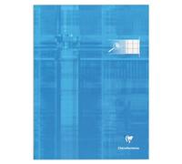 Clairefontaine 63396C Un Cahier Agrafé Déficients Visuels - 24x32 cm - 96 Pages Grands Carreaux Noirs 2,5 mm Agrandis 10/10 - Papier Blanc 90 g - Couverture Carte Pelliculée - Couleur Aléatoire