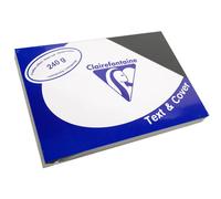 Clairefontaine Lot De 10 Pqts De 100 Couvertures Reliure Text&cover Cuir 240g A4 210x297 Mm Noir