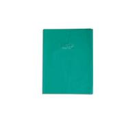 Clairefontaine Lot De 10 Protège-Cahiers Grain Cuir 20/100ème 24x32 Vert Sapin