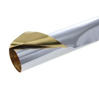 Clairefontaine Lot De 10 Rouleaux Aluminium 2 Faces 80x50cm Argent