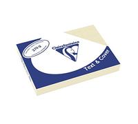 Clairefontaine Lot de 100 Feuilles à Lin A4 270 g/m² Blanc ivoire.