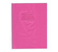 CLAIREFONTAINE Lot de 12 Protège-cahiers Grain Losange 18/100ème 17x22 Rose