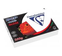 Clairefontaine DCP - Brillant - enduit - blanc - A4 (210 x 297 mm) - 250 g/m² - 250 feuille(s) papier uni G