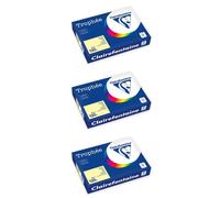 Clairefontaine Lot De 3 Ramettes Papier Fsc A4 120g 250 Feuilles Canari