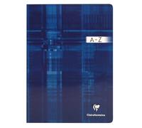 CLAIREFONTAINE Lot de 3 Répertoires piqué 21x29,7 96p Q.5x5
