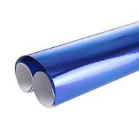 CLAIREFONTAINE Lot de 3 Rouleaux de papier cadeau métallisé 2x0,7m bleu France