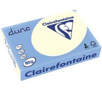 CLAIREFONTAINE Lot de 4 Ramettes 250 Feuilles Dune 160g A3 420x297 mm Certifié FSC / TCF Blanc