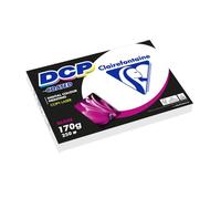 CLAIREFONTAINE Lot de 5 Ramettes 250 Feuilles Papier DCP 170g A4 210x297 mm Certifié FSC Couché Brillant Blanc