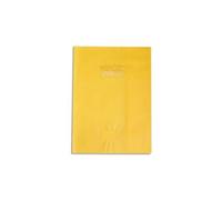 Clairefontaine Lot De 6 Protège-Cahiers Grain Cuir 20/100ème 17x22 Jaune Soleil