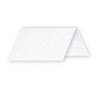 Clairefontaine Marque-places Pollen 75085C 8,5 x 8 cm 210 g/m² Blanc irisé Paquet de 25