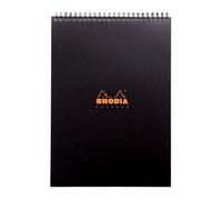 Clairefontaine Notepad Rhodiactive 90g Ri A4 210x297 160p. 5x5 Microperf. + Pochette