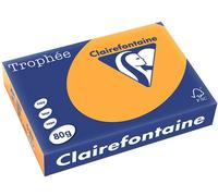 Clairefontaine Orange A4 Papier de couleur 80g