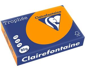 Clairefontaine Orange vif A4 Papier couleur 80 g/m² (500 feuilles)