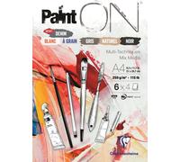 Clairefontaine Paint'On 115Lb N°6 Assorted Pad Sketchbook A4 250 g