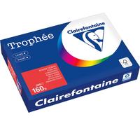 Clairefontaine Papier à copier 1004PC A4 160g rouge corail 250flm