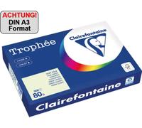 Clairefontaine Papier à copier 1262PC A3 80g vert citron 500Fl