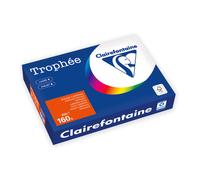 Clairefontaine Papier A4 couleur Trophée - 160 g - Ramette de 250 feuilles - Rouge Cardinal