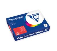 Clairefontaine Rouge corail A4 Papier couleur 80 g/m² (500 feuilles)