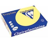 250 Feuilles A4 - 120G - Couleurs Pastels - Jonquille - Trophée Clairefontaine G