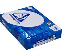 Clairefontaine 2618C Papier d'imprimante Clairalfa opaque (250 feuilles, A4, 21 x 29,7 cm, 160 g, idéal pour les circulaires ou les brochures) Blanc